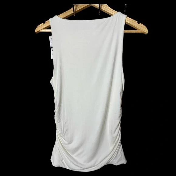 J Crew Form Knit Shell Tank Top Ivory Small NWT - Picture 5 of 9